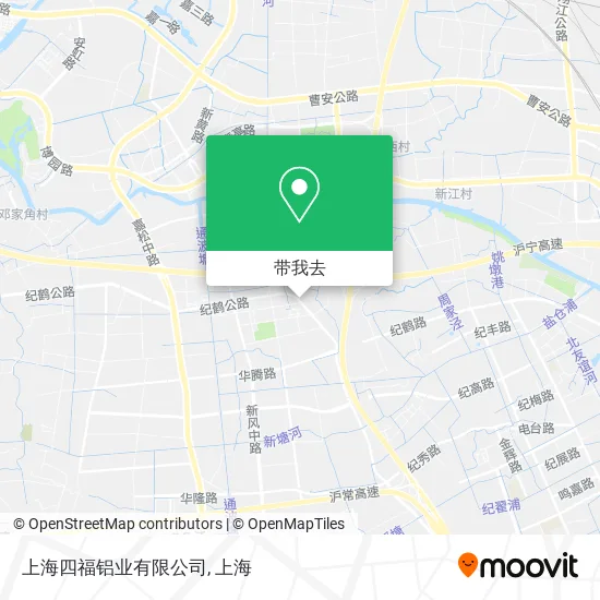 上海四福铝业有限公司地图