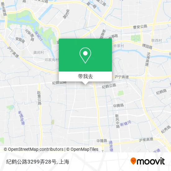 纪鹤公路3299弄28号地图