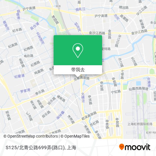 S125/北青公路699弄(路口)地图