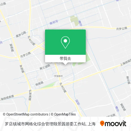 罗店镇城市网格化综合管理颐景园居委工作站地图