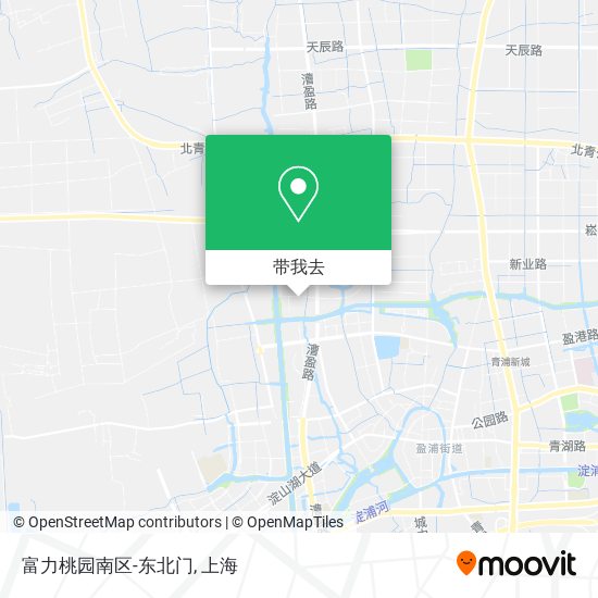 富力桃园南区-东北门地图