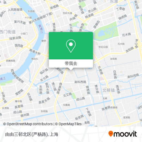 由由三邨北区(严杨路)地图