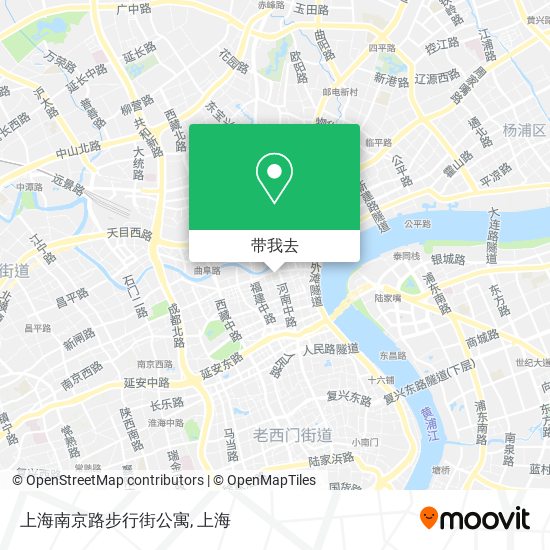 上海南京路步行街公寓地图