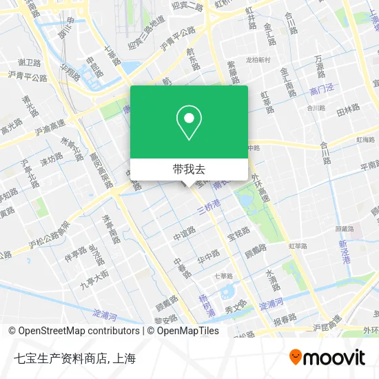 七宝生产资料商店地图