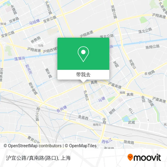 沪宜公路/真南路(路口)地图