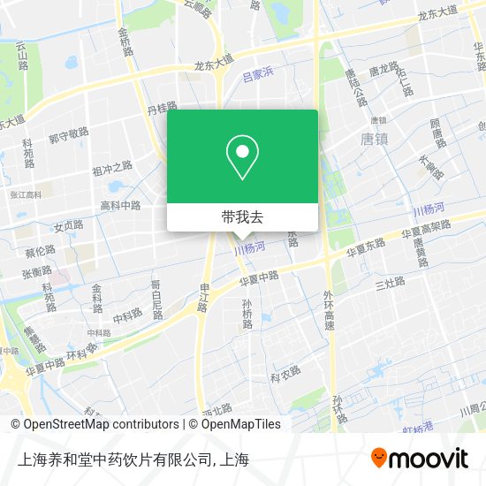 上海养和堂中药饮片有限公司地图