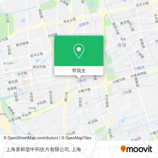 上海养和堂中药饮片有限公司地图