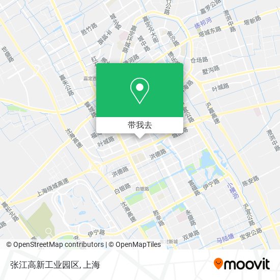 张江高新工业园区地图