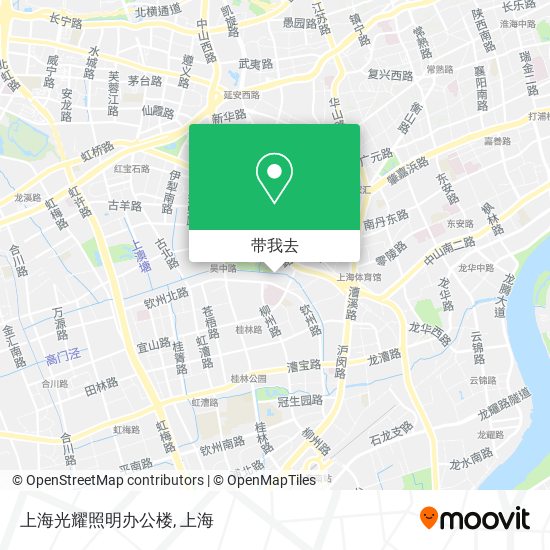上海光耀照明办公楼地图