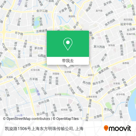 凯旋路1506号上海东方明珠传输公司地图