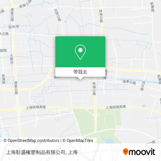 上海彰盛橡塑制品有限公司地图