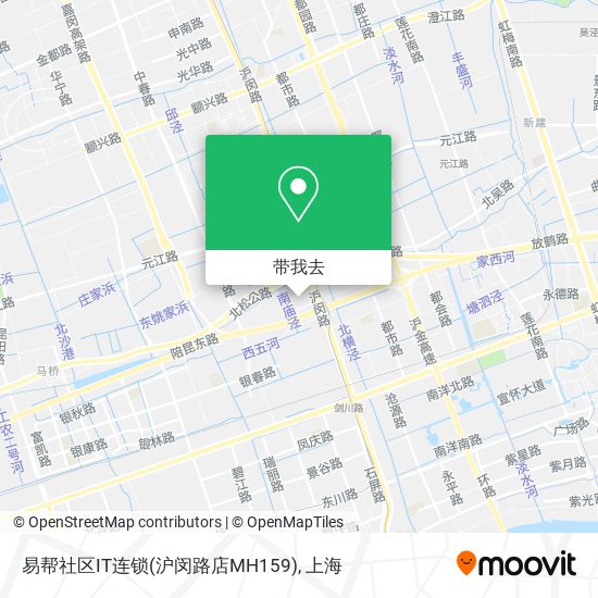 易帮社区IT连锁(沪闵路店MH159)地图