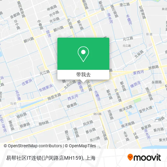 易帮社区IT连锁(沪闵路店MH159)地图