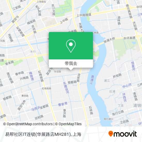 易帮社区IT连锁(华展路店MH281)地图