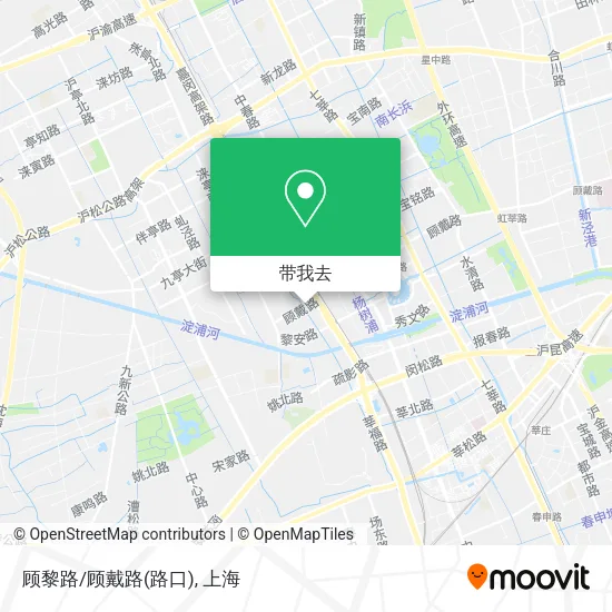 顾黎路/顾戴路(路口)地图