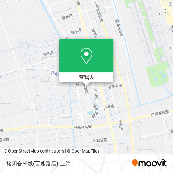 格朗合米线(百熙路店)地图