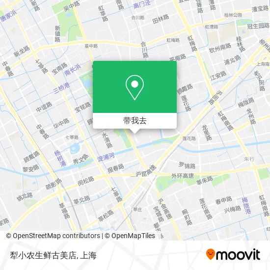 犁小农生鲜古美店地图