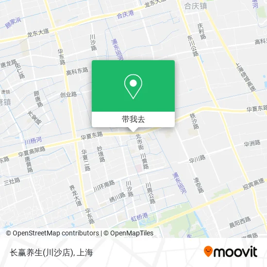 长赢养生(川沙店)地图
