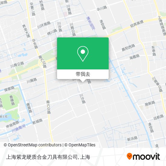 上海紫龙硬质合金刀具有限公司地图