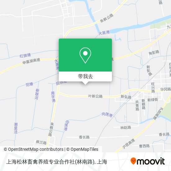 上海松林畜禽养殖专业合作社(林南路)地图