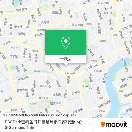 PSGPark巴黎圣日耳曼足球俱乐部球迷中心StGermain地图