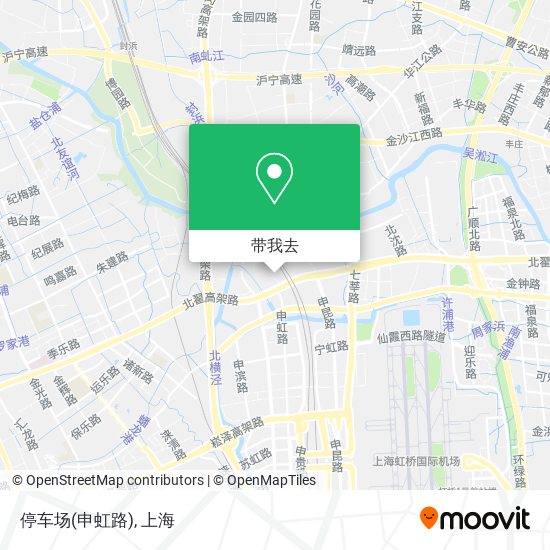 停车场(申虹路)地图