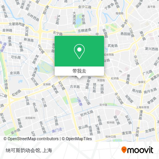 纳可斯韵动会馆地图
