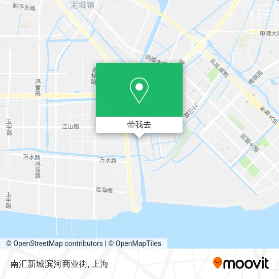 南汇新城滨河商业街地图