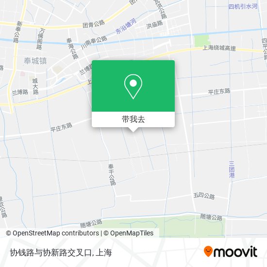 协钱路与协新路交叉口地图