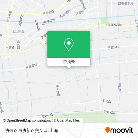 协钱路与协新路交叉口地图