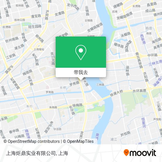 上海炬鼎实业有限公司地图