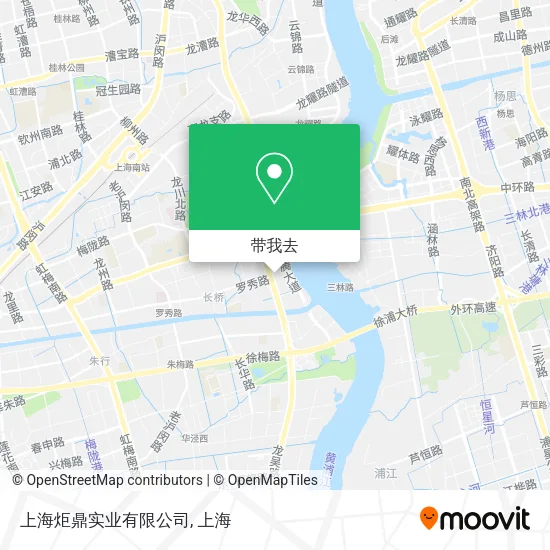 上海炬鼎实业有限公司地图