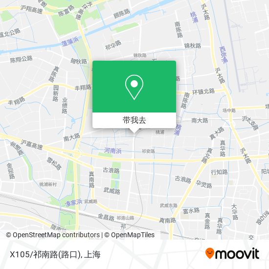 X105/祁南路(路口)地图