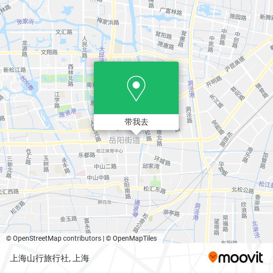 上海山行旅行社地图