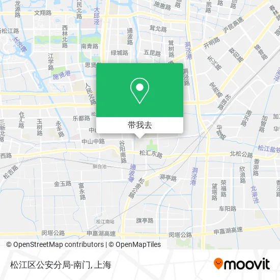 松江区公安分局-南门地图