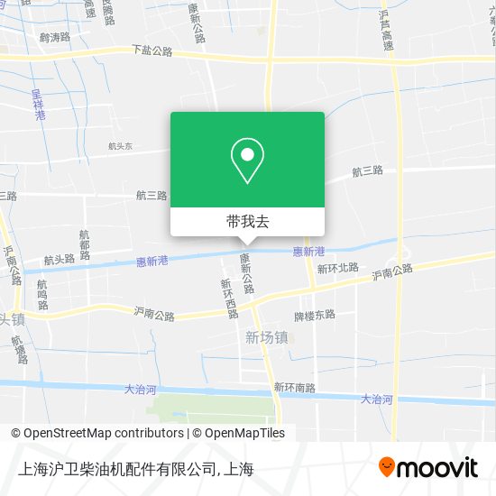 上海沪卫柴油机配件有限公司地图