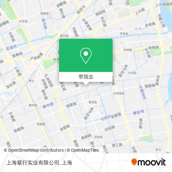 上海紫行实业有限公司地图