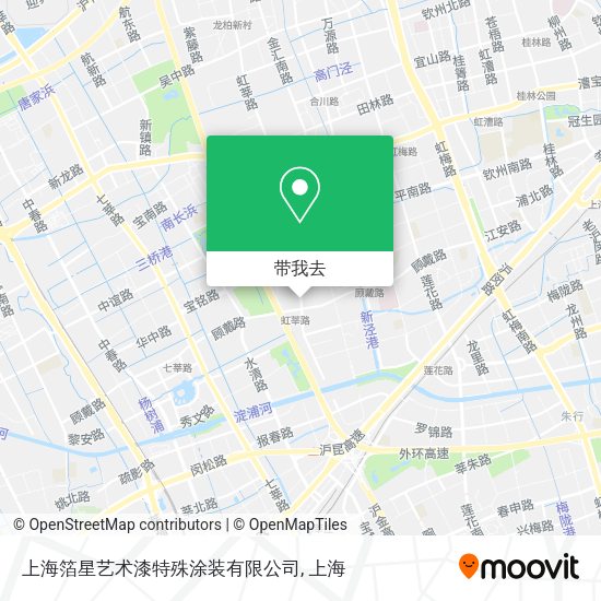 上海箔星艺术漆特殊涂装有限公司地图