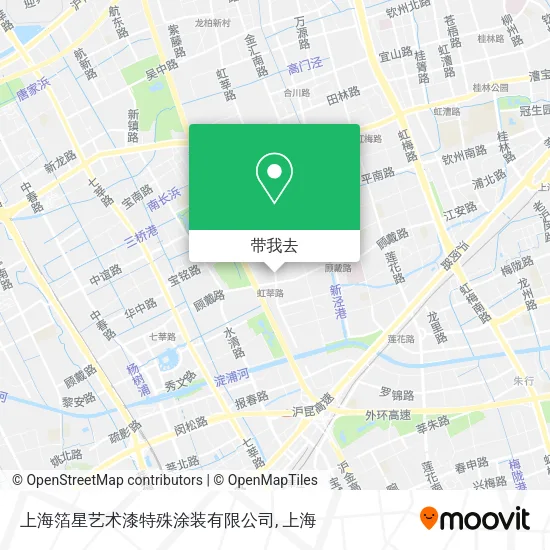 上海箔星艺术漆特殊涂装有限公司地图