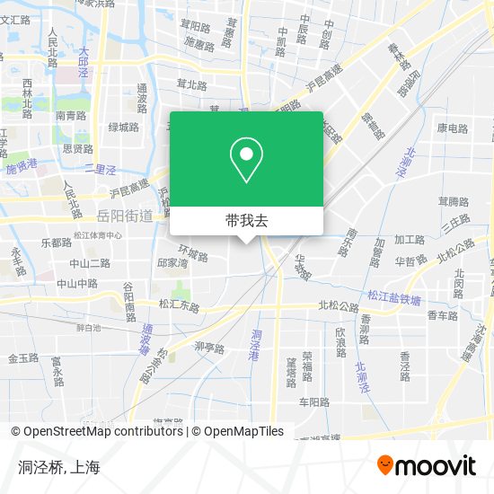洞泾桥地图