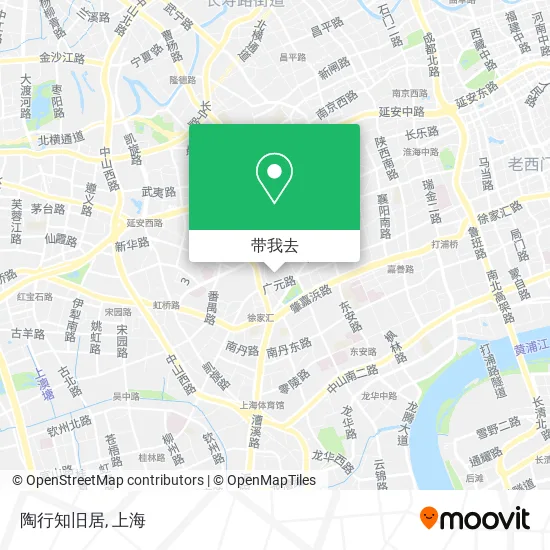 陶行知旧居地图