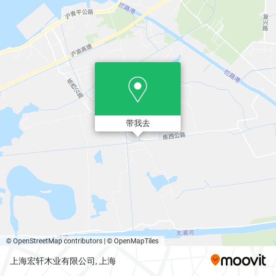 上海宏轩木业有限公司地图