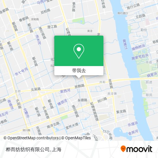 桦而纺纺织有限公司地图