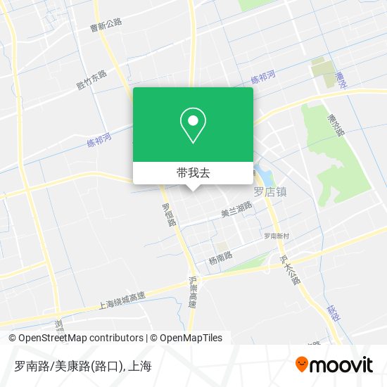 罗南路/美康路(路口)地图