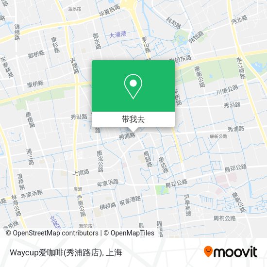 Waycup爱咖啡(秀浦路店)地图