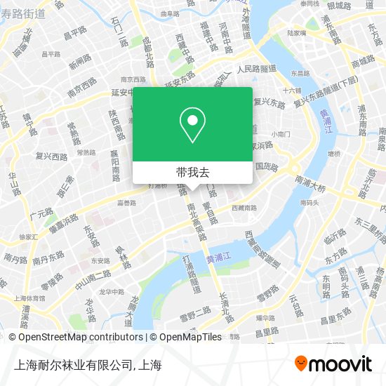 上海耐尔袜业有限公司地图