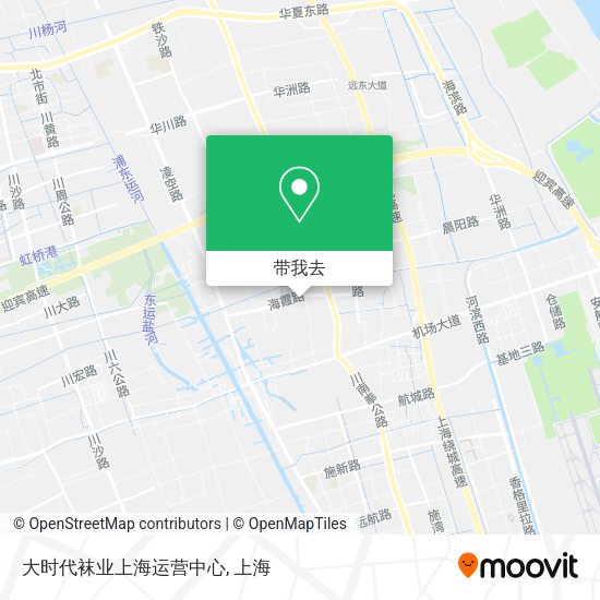 大时代袜业上海运营中心地图
