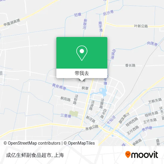 成亿生鲜副食品超市地图