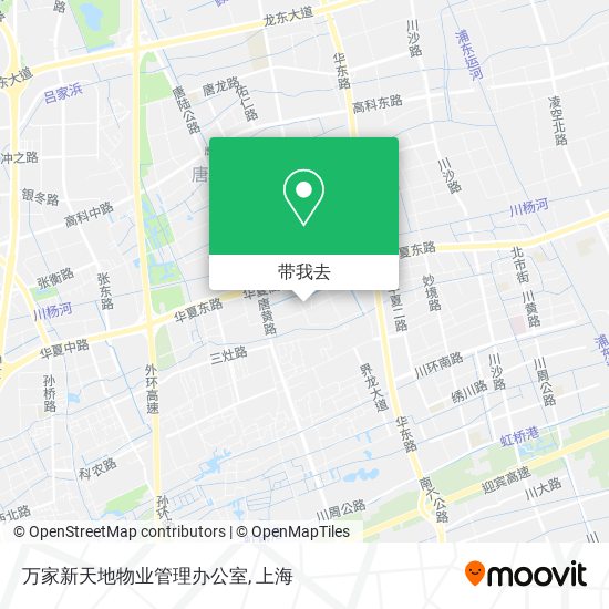万家新天地物业管理办公室地图
