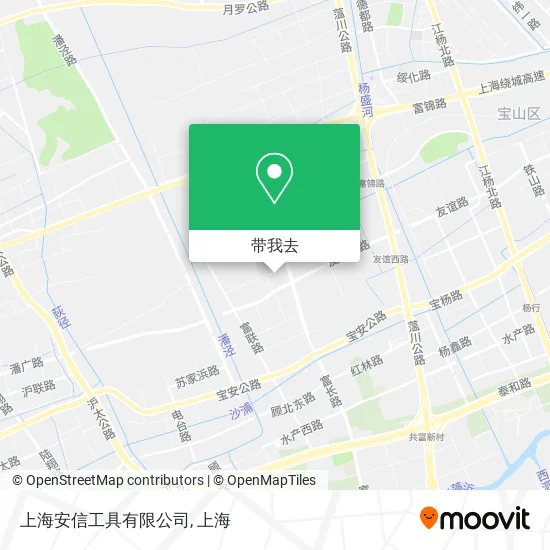 上海安信工具有限公司地图